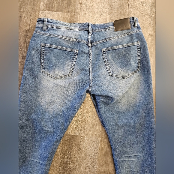 Tailor Vintage Jeans Mens 38X30 Blue Canaan Slim Fit Stretch Denim Comfort Waist - Picture 8 of 9